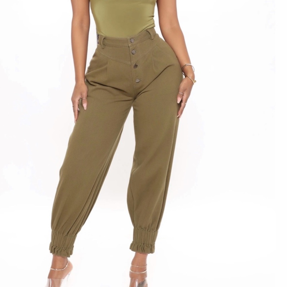 green joggers